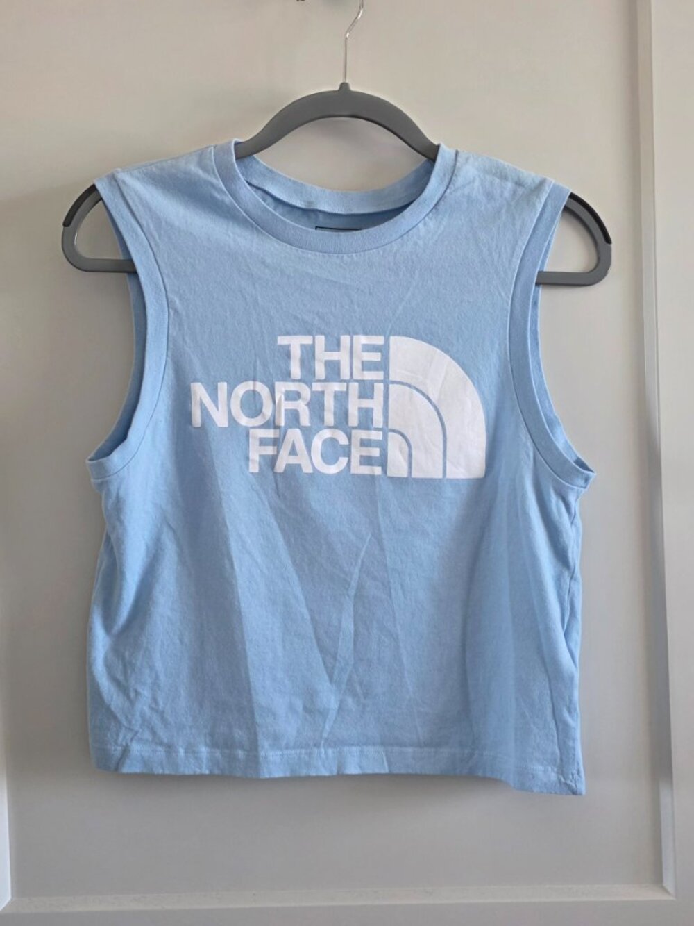 North Face Light Blue Tank Top